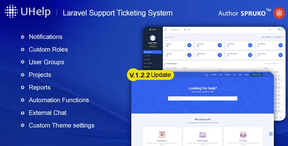 Uhelp v3.1.2 Nulled - Helpdesk Support Ticketing System