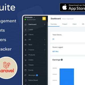 WORKSUITE v5.2.4 Nulled – HR, CRM and Project Management