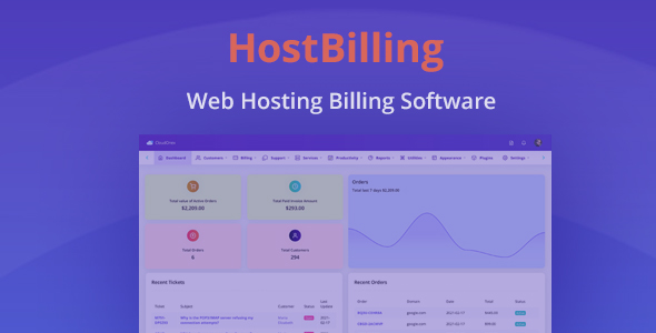 HostBilling v2.0.0 Nulled - Web Hosting Billing & Automation Software