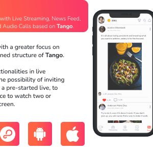 Teego (iOS and Android) v1.0 Nulled – Live Streaming with up to 4 participants, Feed, Paid calls and Payouts