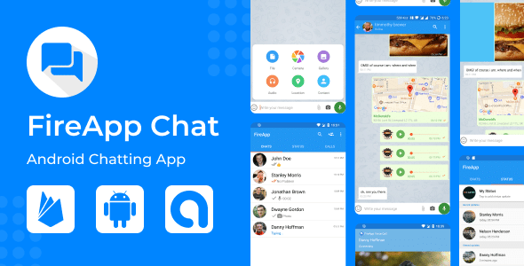 FireApp Chat v2.2.3 Nulled - Android Chatting App with Groups