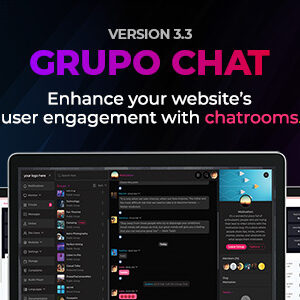 Grupo Chat v3.5 Nulled – Chat Room & Private Chat PHP Script