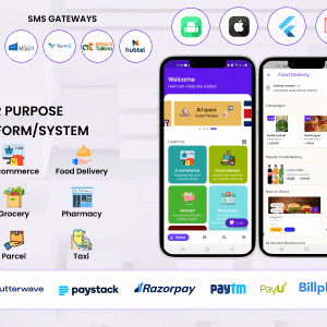 Glover v1.7.01 – Grocery, Food, Pharmacy Courier & Service Provider + Backend + Driver & Vendor app Free