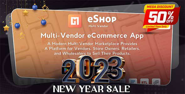 eShop v2.9.0 Nulled - Multi Vendor eCommerce App & eCommerce Vendor Marketplace Flutter App