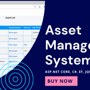 Asset Management System with Barcode | ASP.NET Core | EF Core | .NET Core 6.0 v2.0.0 Free