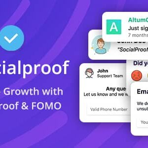 66socialproof v22.0.0 Nulled – Social Proof & FOMO Widgets Notifications (SAAS)