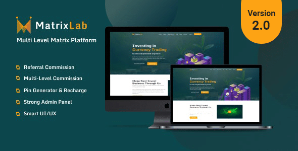 MatrixLab v2.0 Nulled - Multilevel Matrix Platform