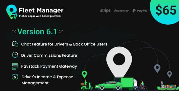Fleet Manager v6.3.1 Nulled - Vehicle Management & Booking System