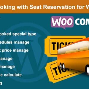 Bus Ticket Booking with Seat Reservation for WooCommerce v1.7 Free