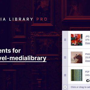 Laravel Media Library Pro v3.0.1 Free