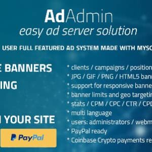 AdAdmin v3996 Nulled – Easy full featured ad server