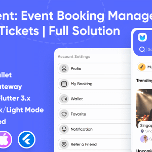 GoEvent v1.2 Nulled – Event Booking Management – Event Planner – Flutter Full Solution App