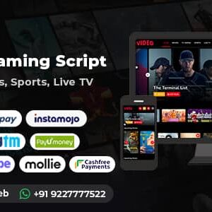 Video Streaming Portal v2.2 Nulled – TV Shows, Movies, Sports, Videos Streaming, Live TV