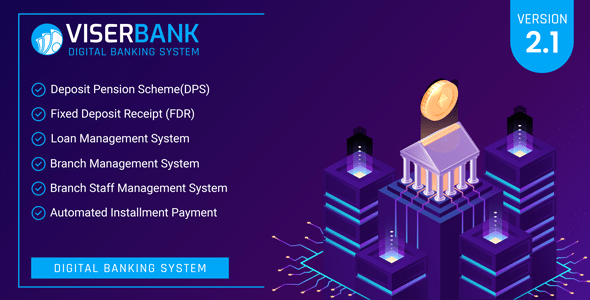 ViserBank v2.3 Nulled - Digital Banking System