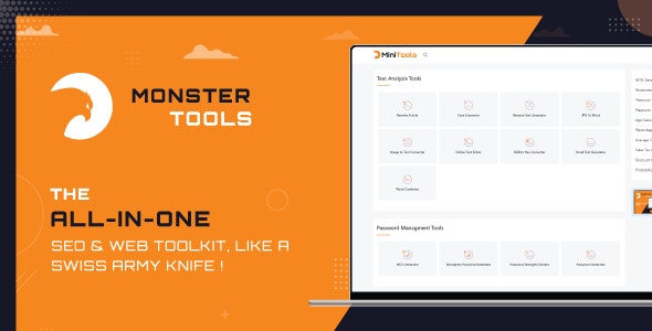MonsterTools v1.4.3 Nulled - The All-in-One SEO & Web Toolkit, like a Swiss Army Knife