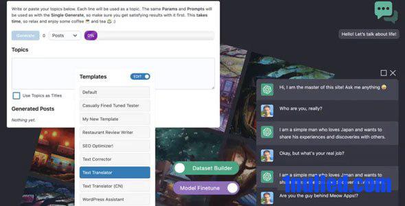 AI Engine Pro v1.9.93 Nulled - ChatGPT Chatbot, GPT Content Generator, Custom Playground & Features