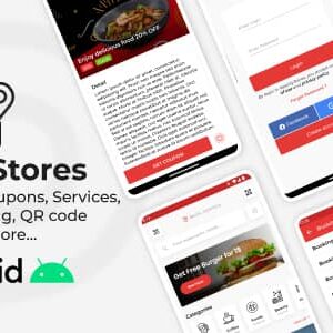 Nearby Stores Android v4.0.7 Nulled – Offers & Coupons, Events, Restaurant, Services & Booking