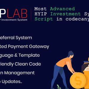 HYIPLAB v3.3 Nulled – Complete HYIP Investment System