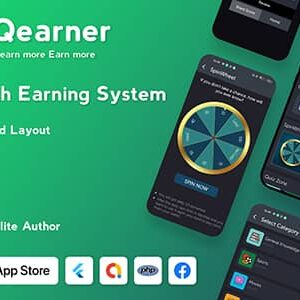 Qearner v2.0.5 – Quiz App | Android Quiz game with Earning System + Admin panel Free