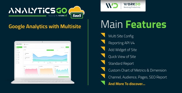 AnalyticsGo SaaS v1.1 Nulled - Google Analytics V4 with Multisite