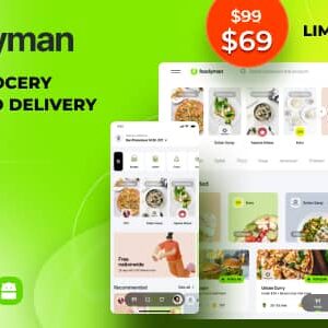 Foodyman v2023-10 Nulled – Multi-Restaurant Food and Grocery