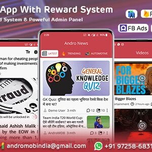 Andro News v1.0 Nulled – Android News App With Reward System