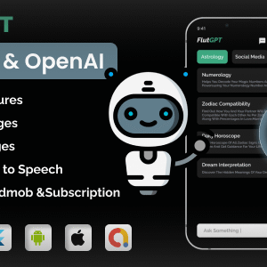 FlutGpt v2.4 Nulled – ChatGPT Flutter Full Application