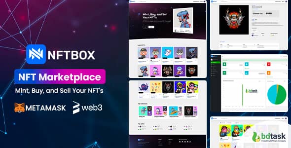 NFTBOX v1.3 Nulled - NFT Marketplace Script