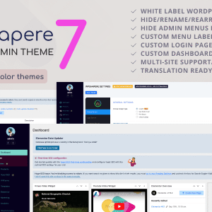 WPShapere v7.0.5 Nulled – WordPress Admin Theme