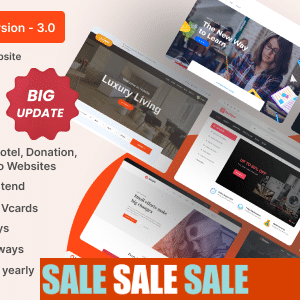 Businesso v3.1 Nulled – Business Website Builder SAAS (Multitenancy)