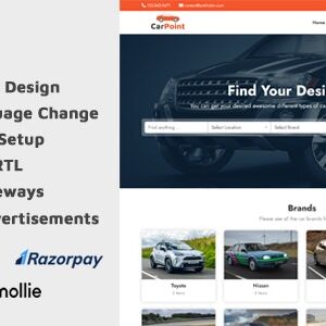 CarPoint v1.5 Nulled – Multi Vendor Car Listing Directory