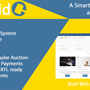 LaraBid v4.0.1 Nulled – A Laravel PHP Auction Platform