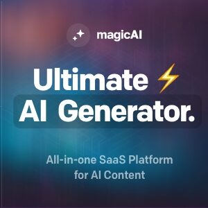 MagicAI v2.0.8 Nulled – OpenAI Content, Text, Image, Chat, Code Generator as SaaS