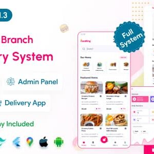 FoodKing v1.3 Nulled – Restaurant Food Delivery System with Admin Panel & Delivery Man App | Restaurant POS