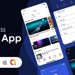 Lucodeia News v1.1.4 Nulled – Flutter WordPress News App | Admob – DarkMode