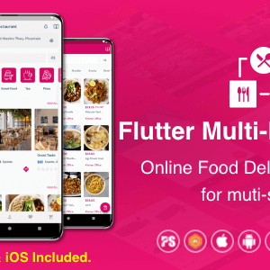 Flutter Multi-Restaurant (FoodPanda, GrabFood Nulled – Mobile Food Delivery Platform For iOS & Android) v2.4
