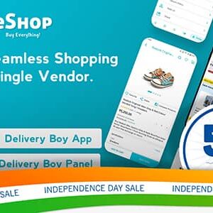 eShop v4.0.5 Nulled – eCommerce Single Vendor App | Shopping eCommerce App with Flutter