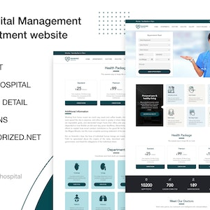 Single Clinic/Hospital Management With Book Appointment website v1.0 Free
