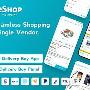 eShop v4.0.5.1 Nulled – eCommerce Single Vendor App – Shopping eCommerce App with Flutter