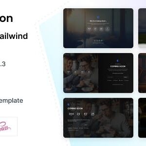 Techsoon Nulled – Tailwind Coming Soon HTML Template