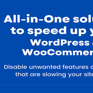 Disable Bloat for WordPress & WooCommerce PRO v3.3.1 Free