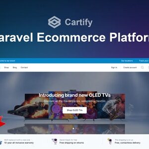 Cartify v2.1.0 Nulled – Laravel Ecommerce Platform with Tailwind CSS