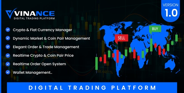 Vinance v2.2 Nulled - Digital Trading Platform