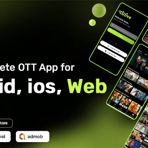 DTLive v1.5 Nulled – Flutter App (Android – iOS – Website ) Movies – TV Series – Live TV – OTT – Admin Panel