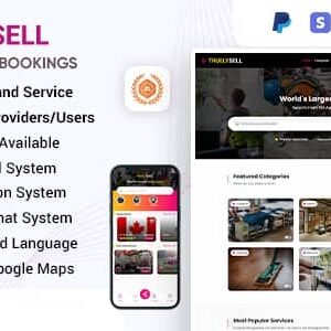 TruelySell v2.3.0 Nulled – Multi Vendor online Service Booking Marketplace and Nearby Service Finder Software