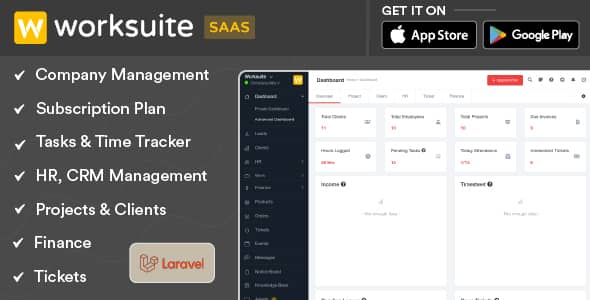 Worksuite Saas v5.3.71 Nulled - Project Management System