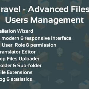 Laravel v2.0.2 Nulled – Advanced Files & Users Management
