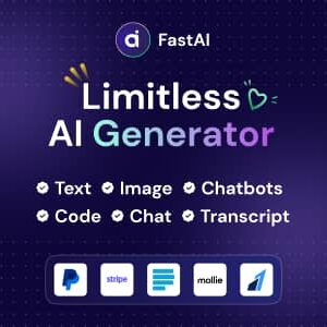 FastAi v1.2.1 Nulled – SaaS AI Content Voice Text Image Chat & Code Generator