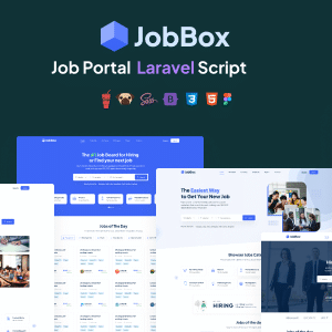JobBox v1.10.0 Nulled – Laravel Job Portal Multilingual System