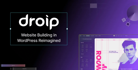 Droip v1.0.0 Nulled - No-Code website builder for WordPress